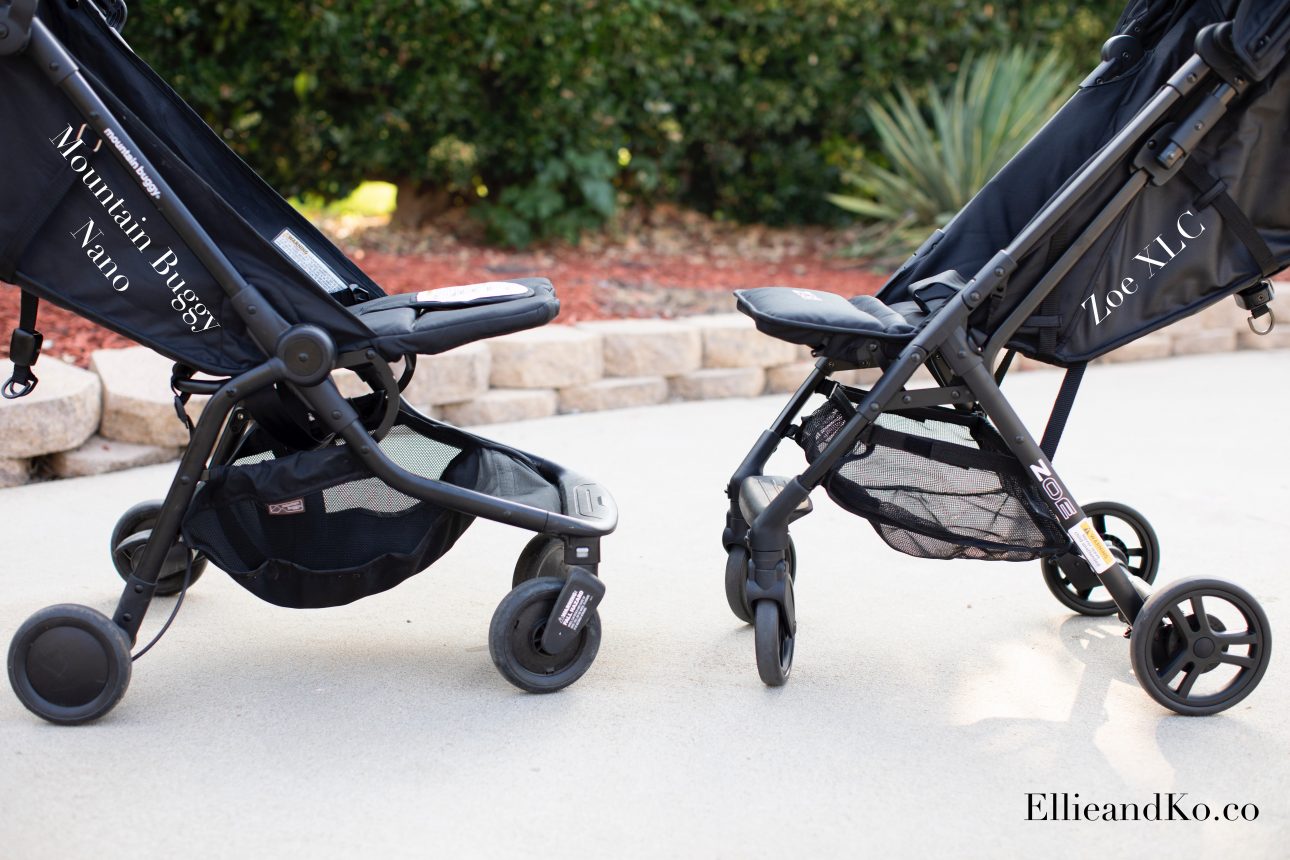 Compact Travel Stroller Review. A detailed review and comparison of the Mountain Buggy Nano vs. Zoe XLC. This detailed review tells you everything you need to know about compact travel strollers.